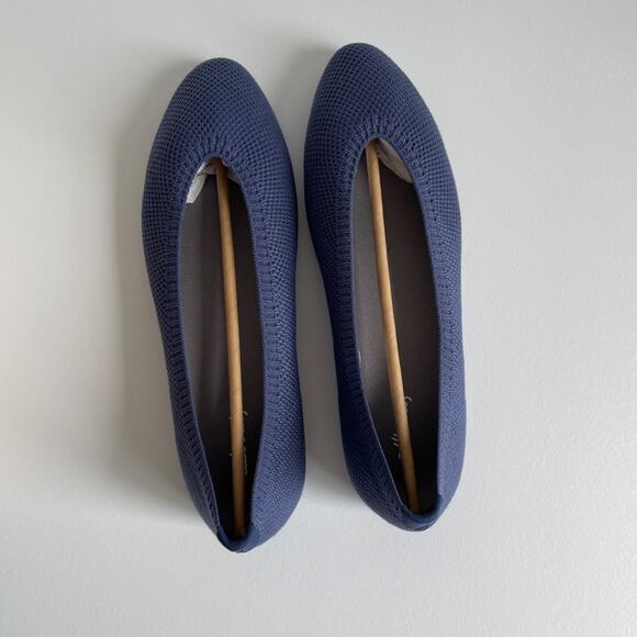 Allbirds Tree Breezers Ballet Flats Blue Women's Size 9.5 Comfort Casual New Box - Picture 5 of 9